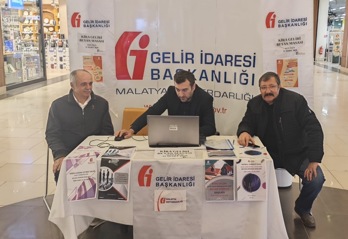 Malatya’da kira geliri elde eden mükellefler için 2025 yılına ait