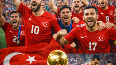 A Milli Futbol Takımı, Türk futbol tarihine geçecek bir başarıya