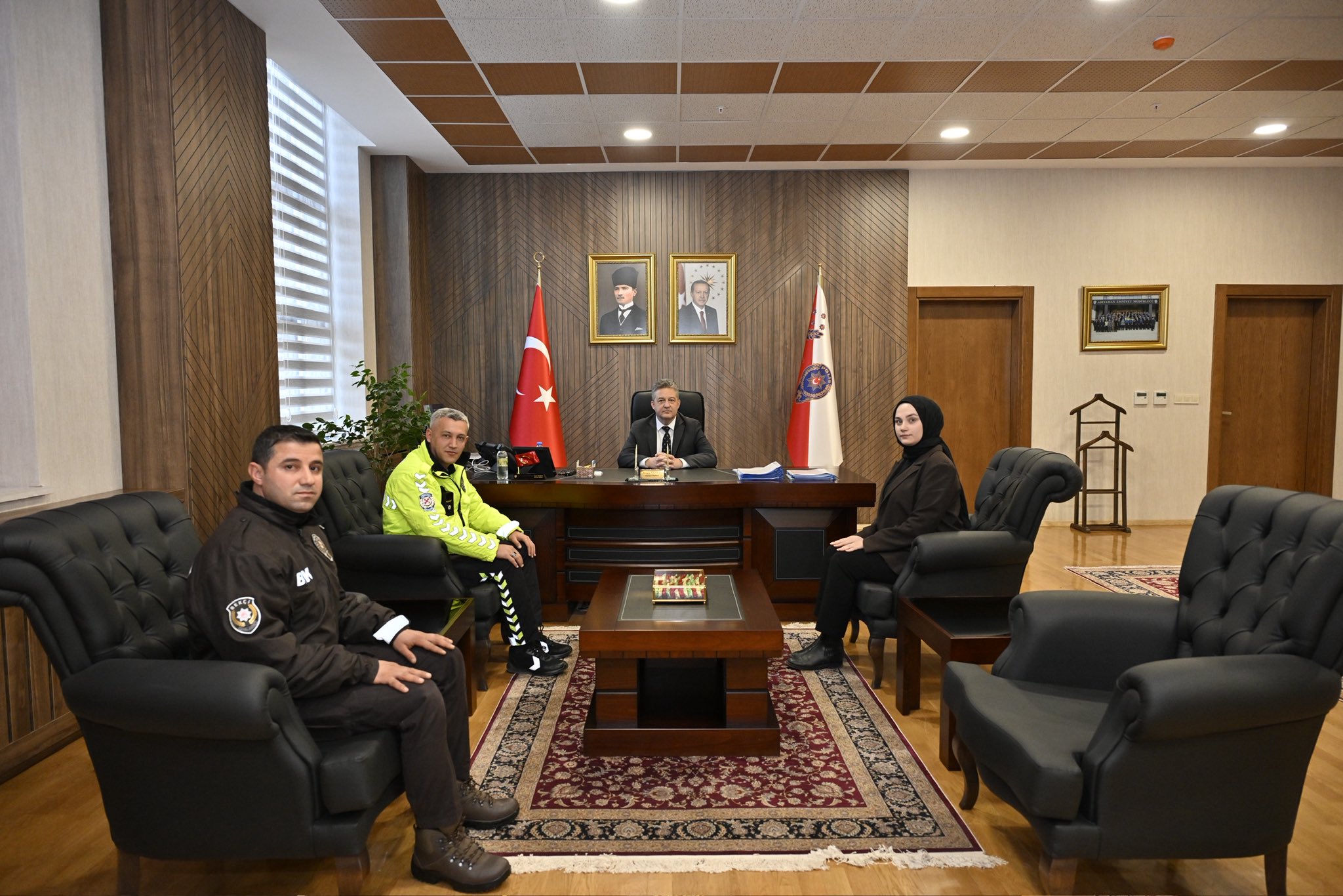 Adıyaman’da İl Emniyet Müdürü Arzum Nazman, emniyet teşkilatının her kademesinde