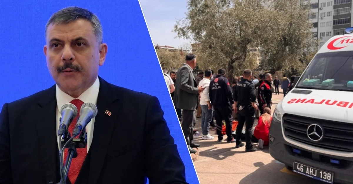İçişleri Bakanı Mustafa Çiftçi, Kahramanmaraş’ta bir ortaokulda meydana gelen silahlı