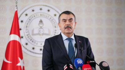 Millî Eğitim Bakanı Yusuf Tekin, Bakanlık merkez binasında düzenlediği basın