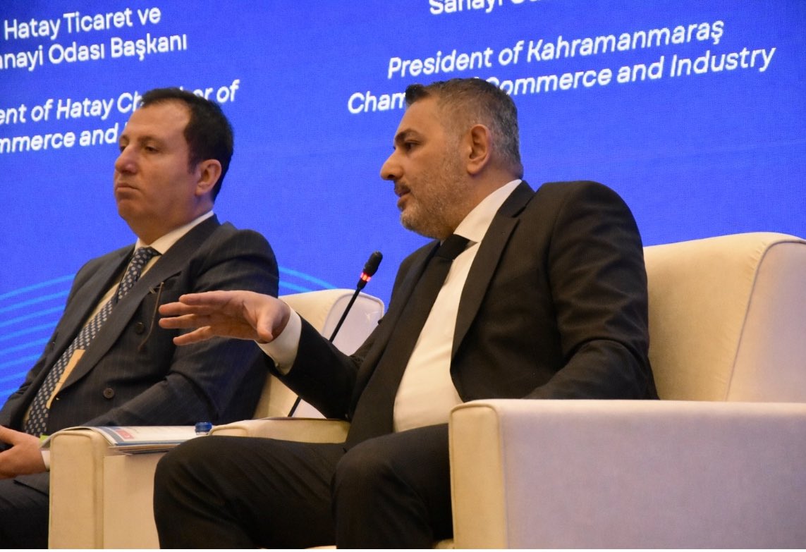 Dışişleri Bakanlığı Avrupa Birliği Başkanlığı tarafından Hatay’da düzenlenen panelde konuşan