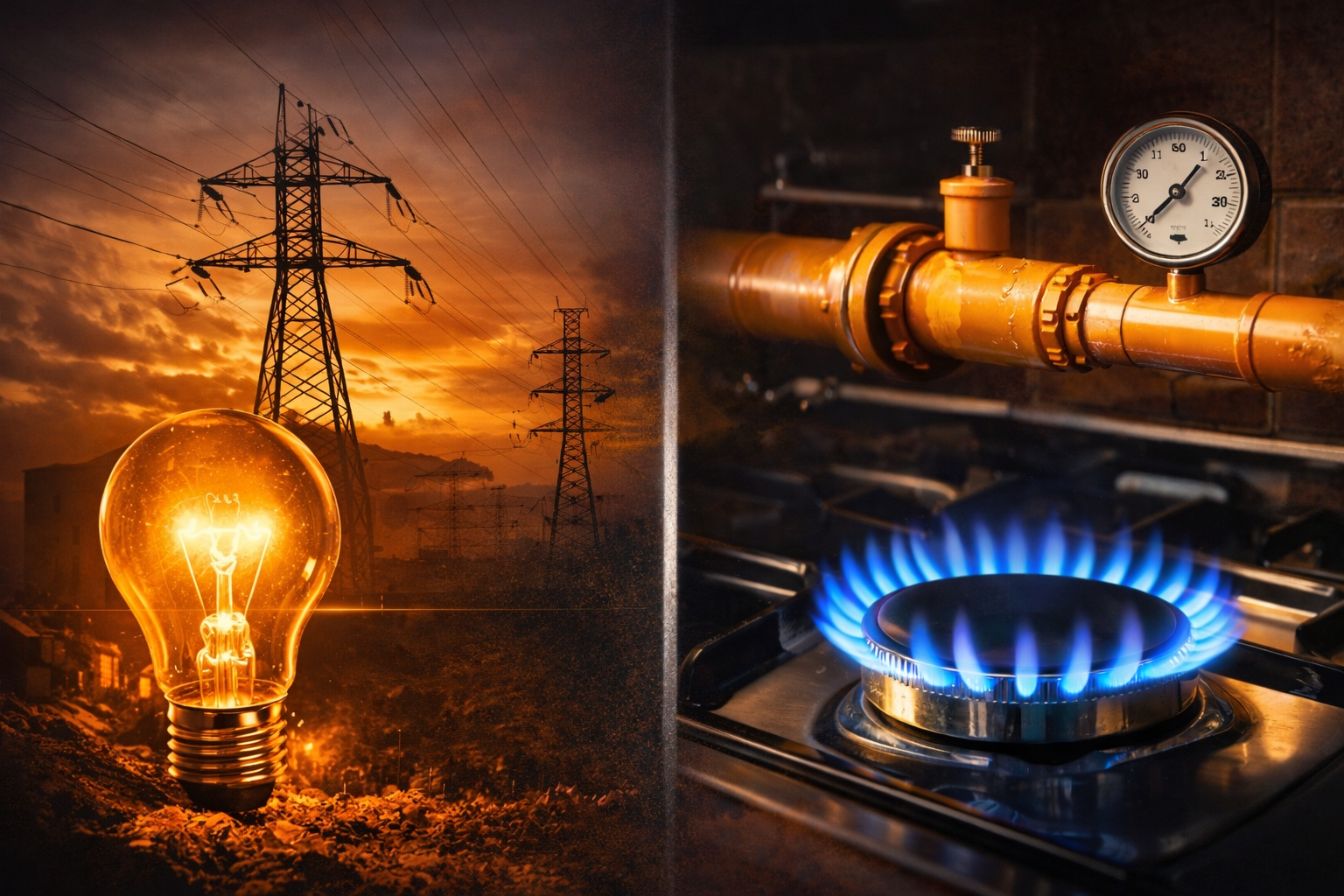 Elektrik ve doğal gaz tarifelerinde artışa gidildi. Mesken abonelerinde yüzde