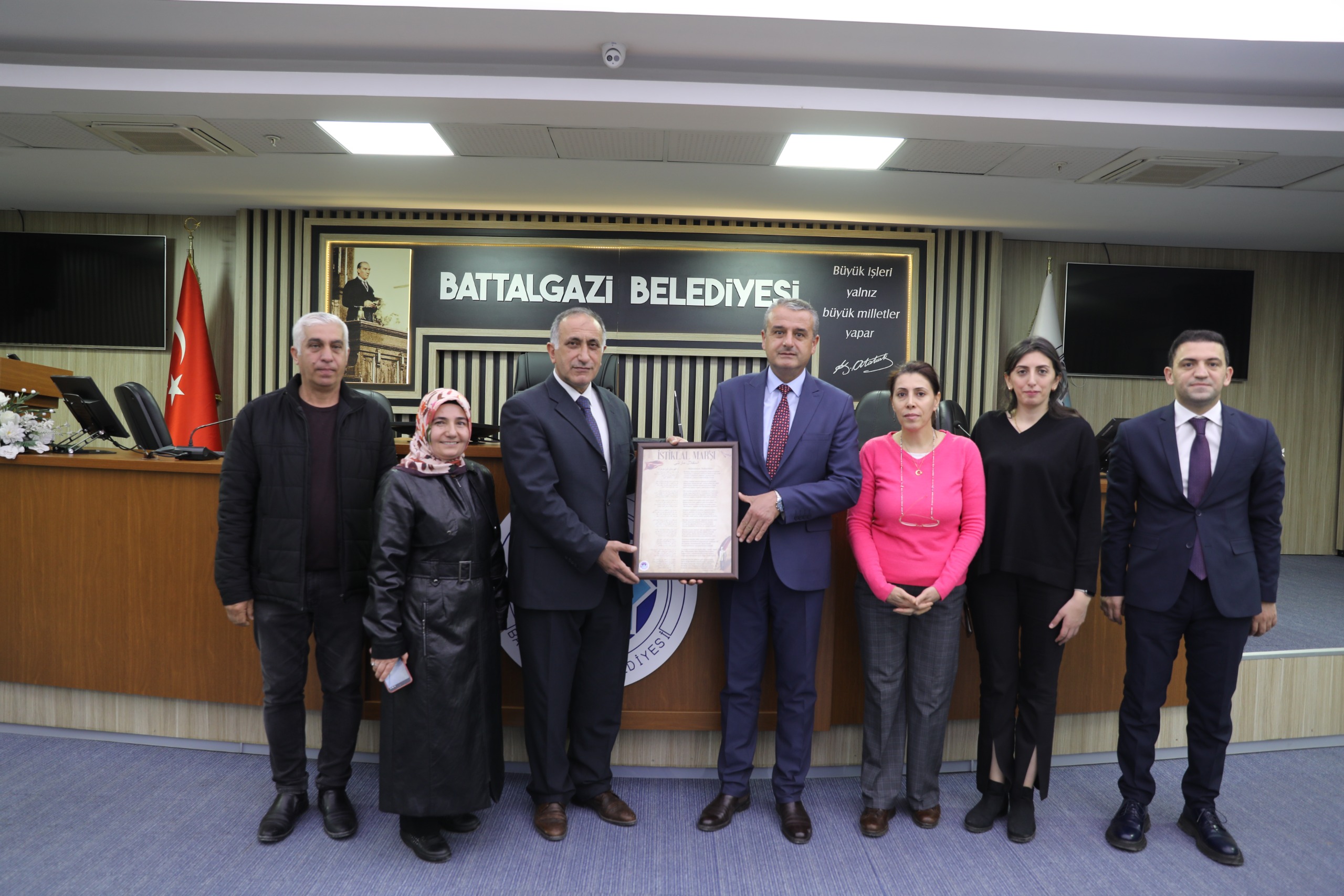 Fatih İlkokulu öğrencileri, Battalgazi Belediyesi tarafından düzenlenen program kapsamında belediye