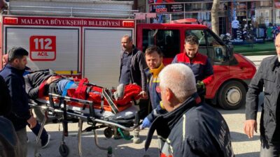 Malatya’da bir inşaat şantiyesinde meydana gelen iş kazası, yürekleri ağızlara
