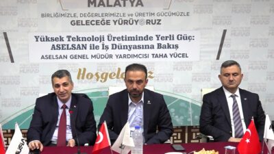 MÜSİAD Malatya Şubesi’nde düzenlenen toplantıda konuşan ASELSAN Genel Müdürü Taha