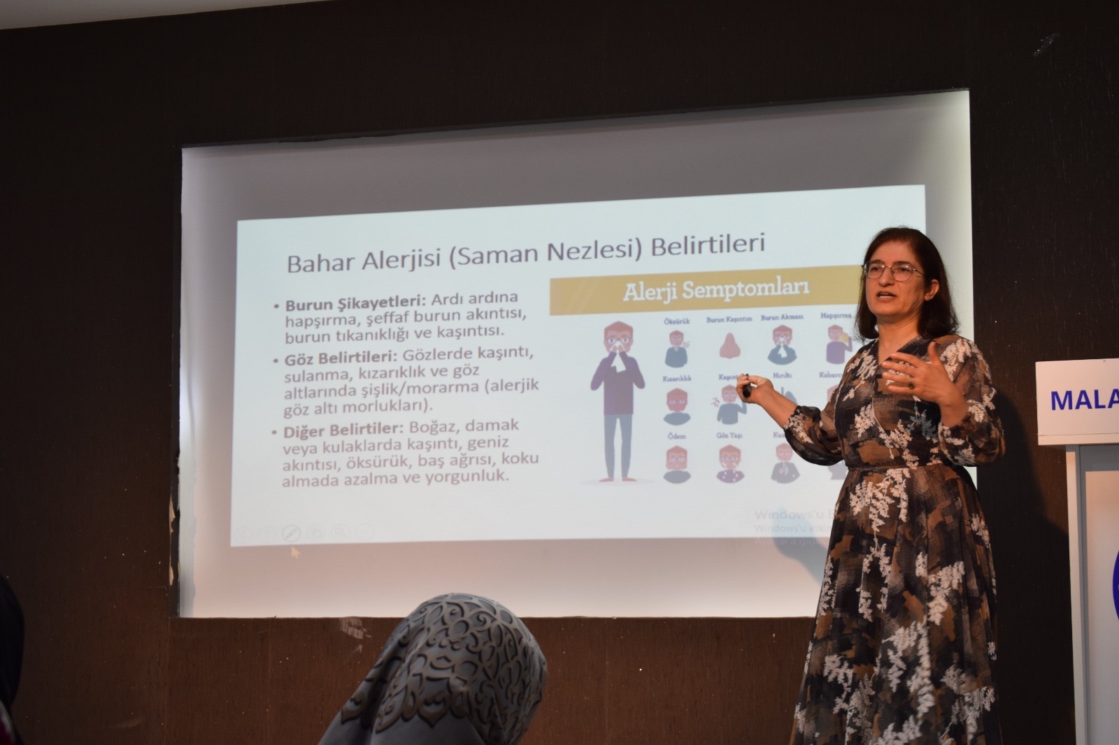 Malatya Kent Konseyi Kadın Meclisi tarafından düzenlenen konferansta, bahar aylarında