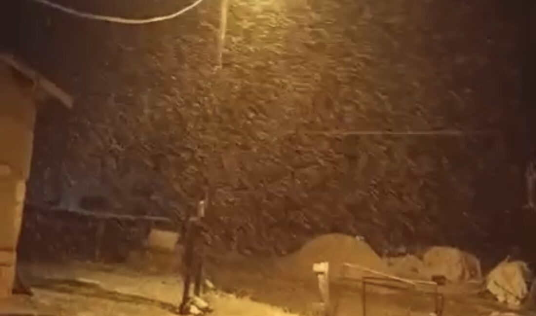 Malatya genelinde etkili olan yağışlı hava, bazı bölgelerde doluya, yüksek