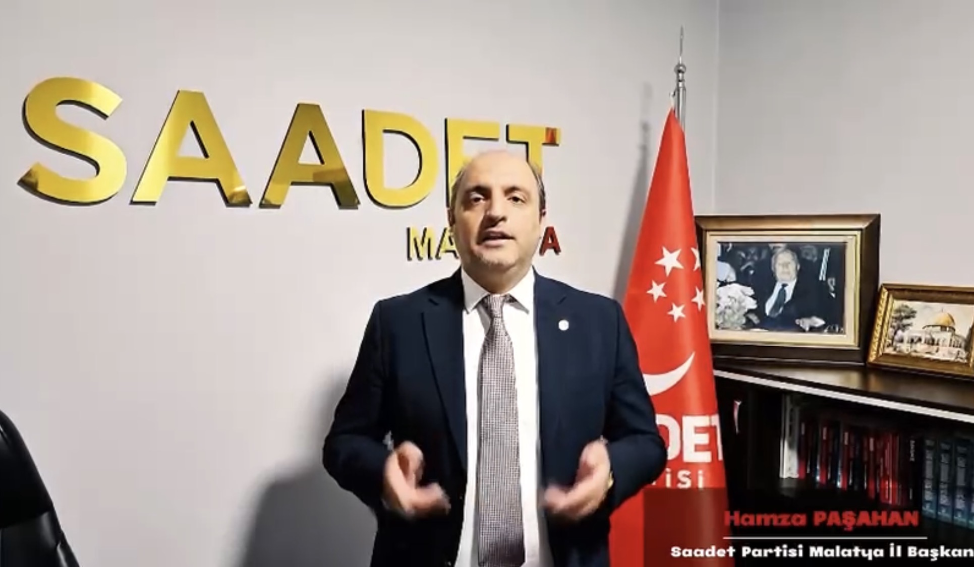 Saadet Partisi Malatya İl Başkanı Av. Hamza Paşahan, Esenlik Marketleri