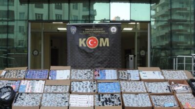 Şanlıurfa’da KOM ekiplerinin düzenlediği operasyonda piyasa değeri 2,5 milyon TL