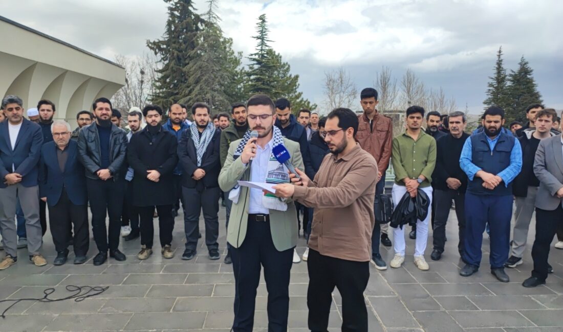 Malatya’da İnönü Üniversitesi öğrenci toplulukları, Gazze’de yaşananlara dikkat çekmek ve