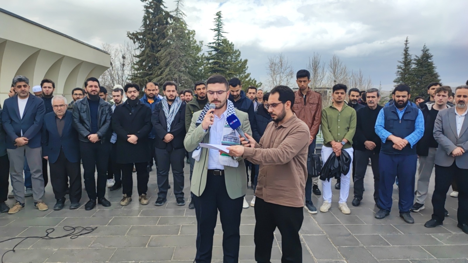 Malatya’da İnönü Üniversitesi öğrenci toplulukları, Gazze’de yaşananlara dikkat çekmek ve