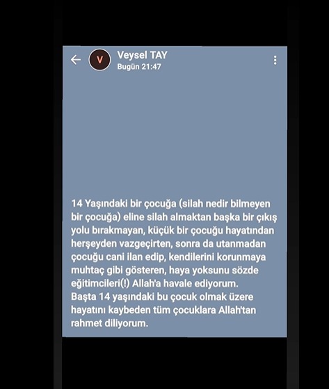 Veysel Tay’ın tüm Türkiye’nin aksine eğitimcileri ‘Sözde eğitimci’ ve ‘Haya
