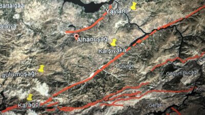 AFAD tarafından 4.4 olarak açıklanan Battalgazi depremi sonrası ünlü yer