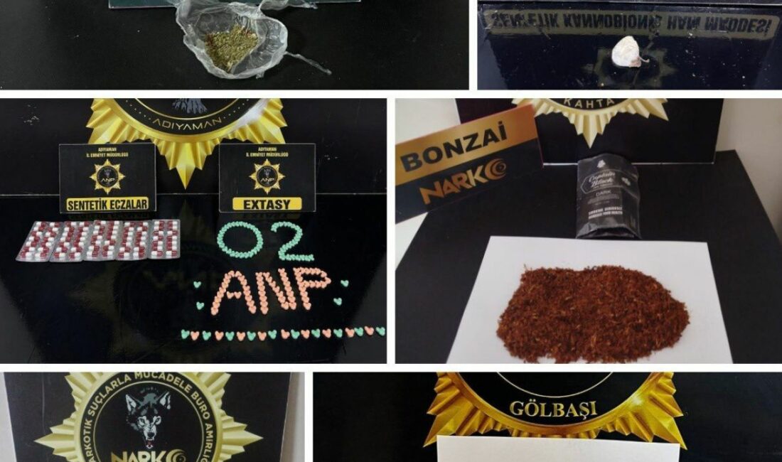 Adıyaman’da polis ekiplerinin yürüttüğü geniş çaplı operasyonlarda 77 aranan şahıs