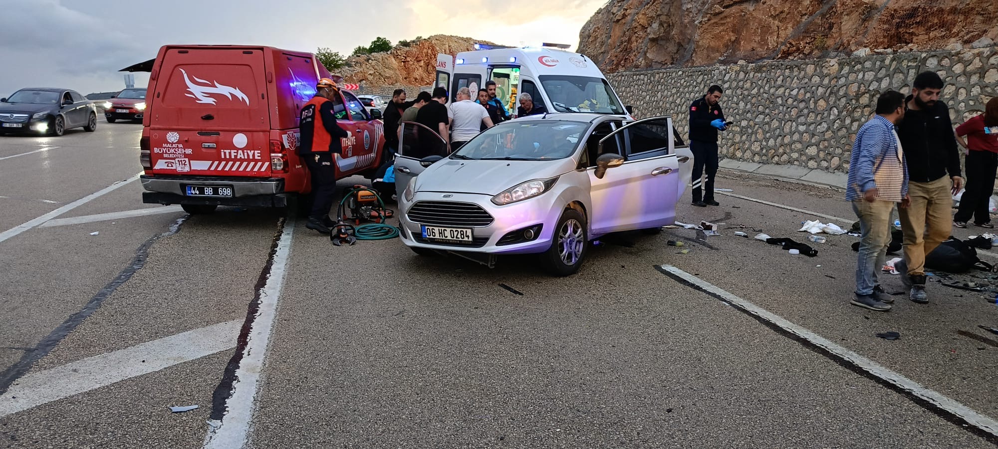 Malatya’nın Akçadağ ilçesi Develi mevkiinde dün meydana gelen ve 8