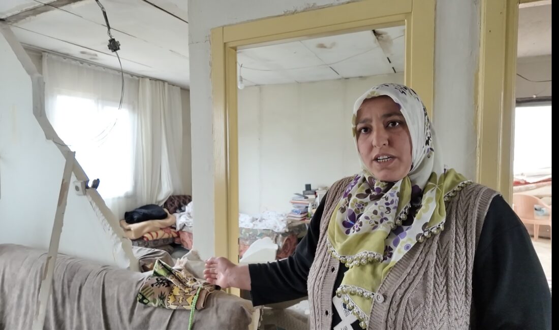 Doğanşehir’de yaşayan Ayfer Ayaz, 14 yaşındaki kızını son anda yıkılan