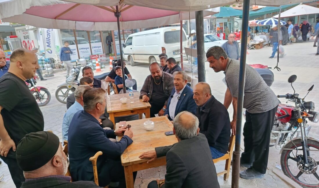 Darende Belediye Başkanı Alican Bozkurt, Kurban Bayramı öncesi ilçe çarşısında