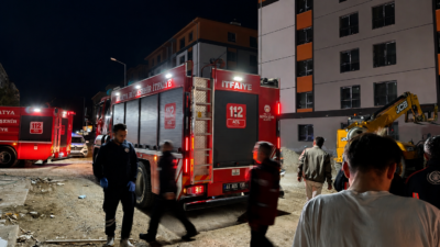 Malatya’da bayram öncesi maaşlarını alamadıklarını ileri süren TOKİ işçileri, çalıştıkları