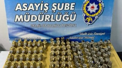 Malatya’da şantiye alanından tesisat malzemeleri çaldığı belirlenen şüpheli, polis ekiplerinin