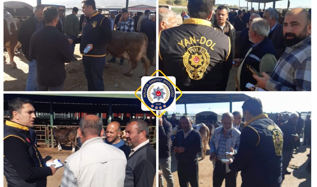 Malatya’da Kurban Bayramı öncesi yoğunluğun yaşandığı canlı hayvan pazarında vatandaşların