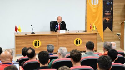 KKTC 5’inci Cumhurbaşkanı Ersin Tatar, Malatya’da katıldığı konferansta Kıbrıs’ın jeopolitik