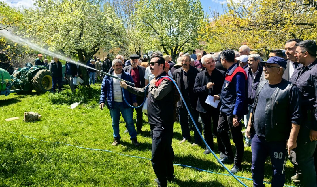 Hekimhan ilçesinde tarımsal üretimde verimliliğin artırılması amacıyla düzenlenen “Sıvı Solucan