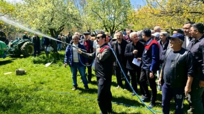 Hekimhan ilçesinde tarımsal üretimde verimliliğin artırılması amacıyla düzenlenen “Sıvı Solucan