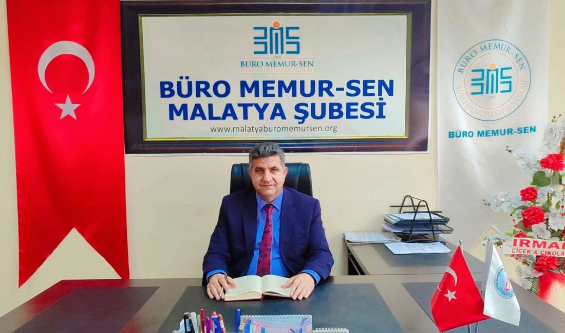Büro Memur-Sen Malatya Şube Başkanı Mehmet Kahraman, Nisan ayı enflasyon