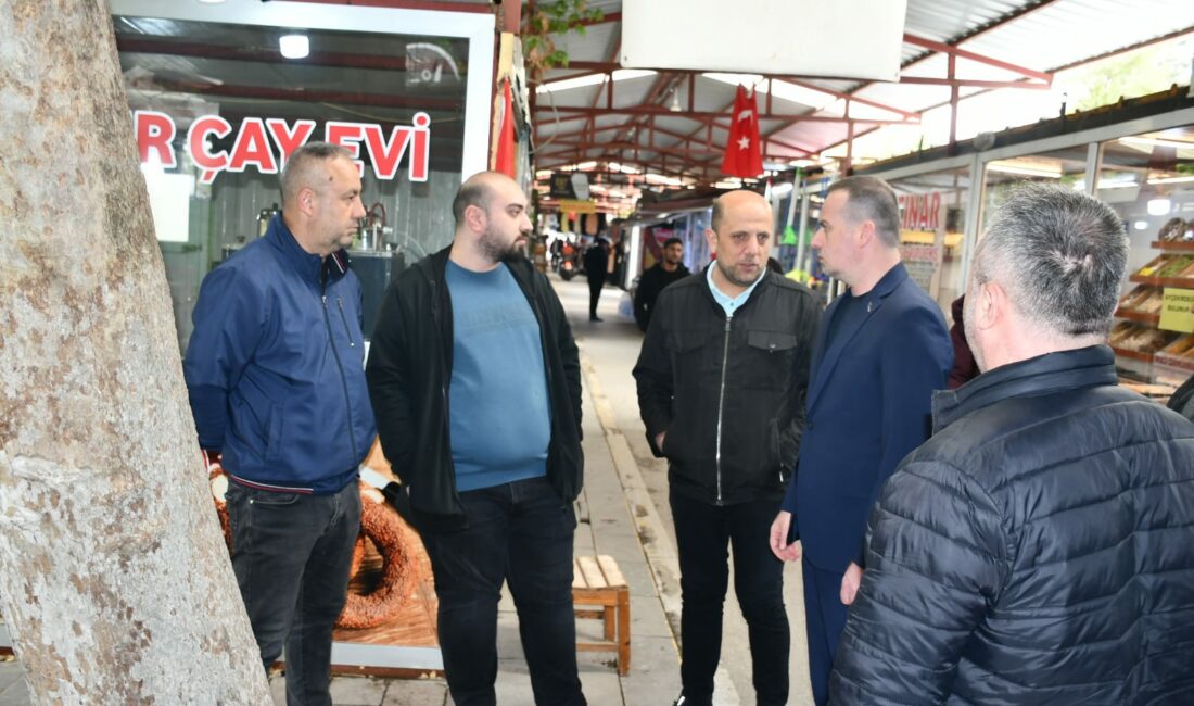 MAGİNDER Başkanı Salih Karademir, Akpınar Esnaf Çarşısı’nda esnafın yaşadığı kira