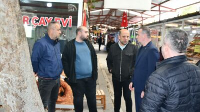 MAGİNDER Başkanı Salih Karademir, Akpınar Esnaf Çarşısı’nda esnafın yaşadığı kira