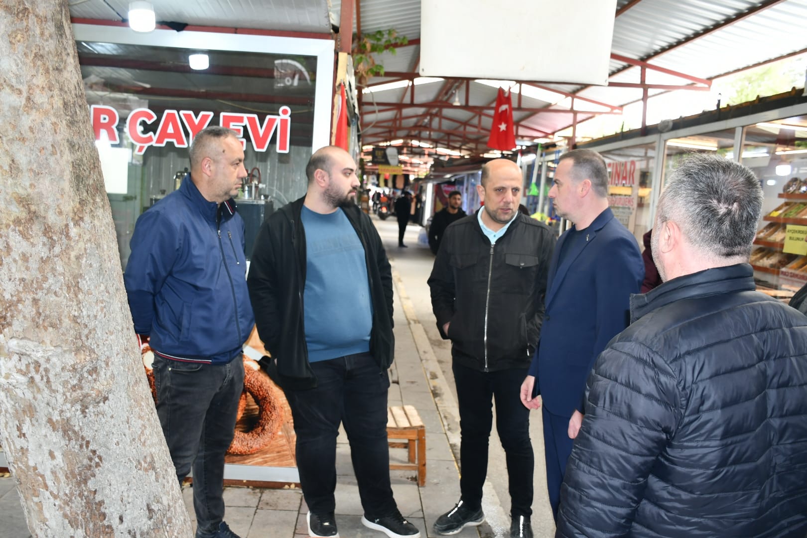 MAGİNDER Başkanı Salih Karademir, Akpınar Esnaf Çarşısı’nda esnafın yaşadığı kira