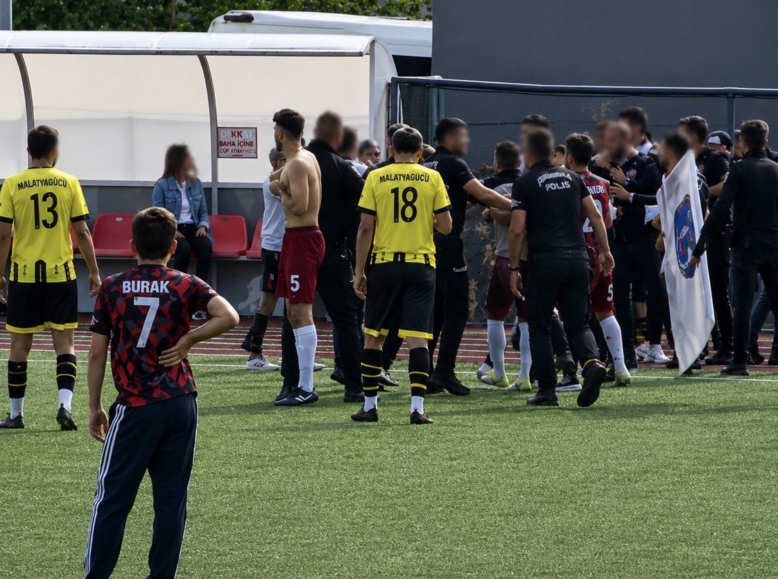 Malatyagücü ile Doğanyol Belediyespor arasında oynanan karşılaşma 2-2 sona ererken,