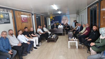İYİ Parti Malatya İl Başkanlığı tarafından düzenlenen bayramlaşma programında birlik,