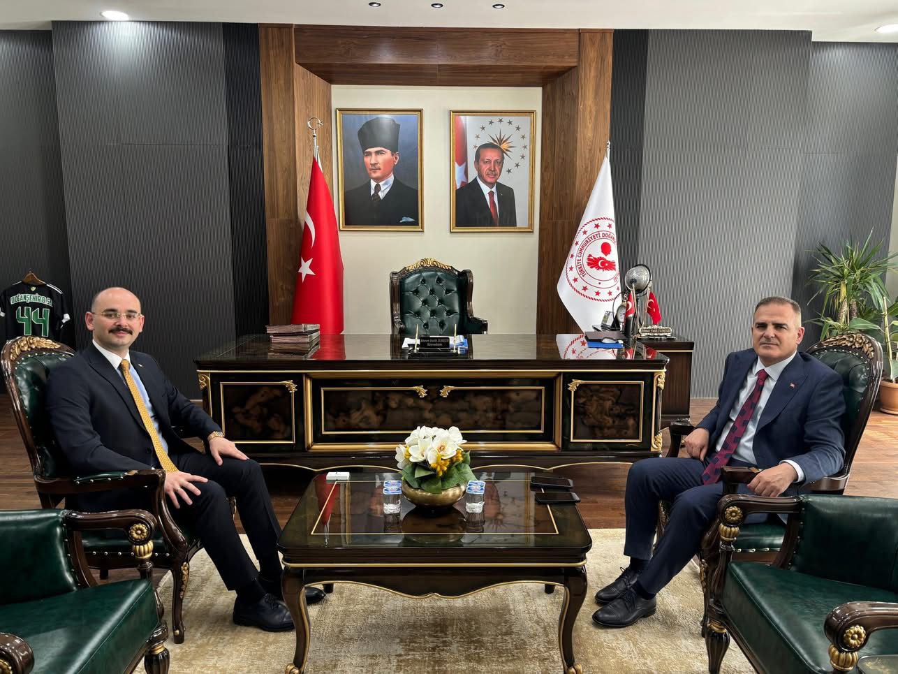 Muğla Valisi Dr. İdris Akbıyık, memleketi Malatya’nın Doğanşehir ilçesini ziyaret