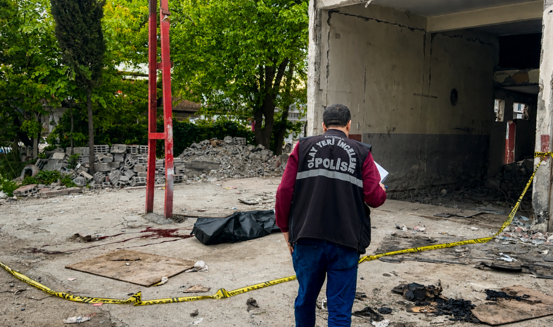 Malatya’da deprem sonrası ağır hasarlı işyerlerinin bulunduğu sanayi sitesinde meydana