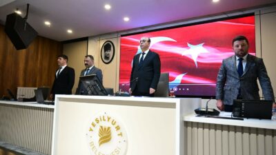 Yeşilyurt Belediye Meclisinin Mayıs Ayı 1.Olağan Toplantısında konuşan Yeşilyurt Belediye