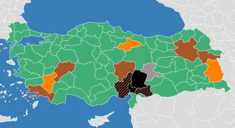 2026 yılının ilk yarısına ilişkin deprem verilerinde Malatya, 5.0 ve