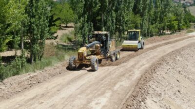 Malatya Büyükşehir Belediyesi merkez ve kırsalda yol yapım ve asfaltlama