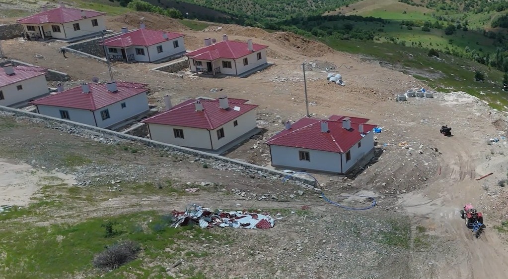 6 Şubat depremleri sonrası yeniden inşa edilen Malatya'da bazı kırsal
