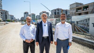Malatya Büyükşehir Belediye Başkanı Sami Er, Tecde Mahallesi’nde yapımı süren