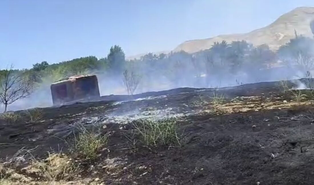 Darende’ye bağlı Gökyar Mahallesi’nde çıkan yangın, itfaiye ekiplerinin hızlı müdahalesiyle