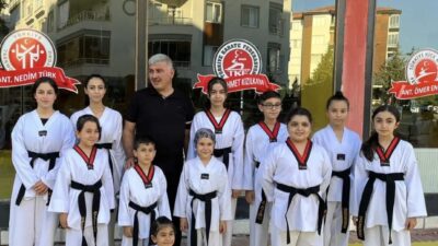 Malatya’da düzenlenen Tekvando Minikler Şampiyonası’nda 5 altın, 4 gümüş ve
