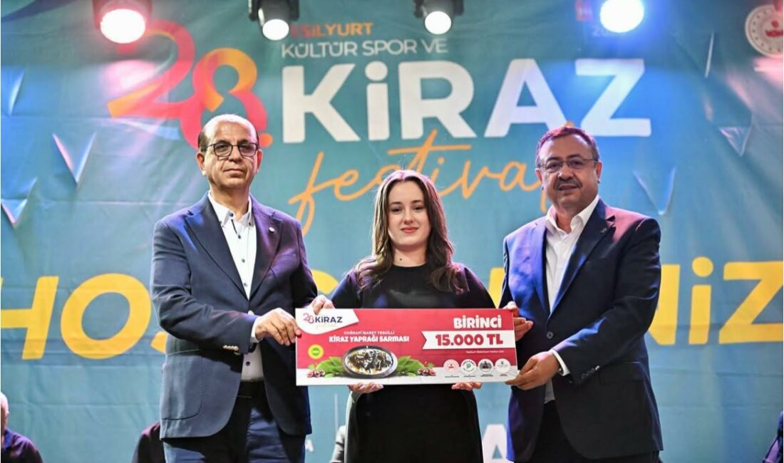 28. Yeşilyurt Kültür, Spor ve Kiraz Festivali kapsamında düzenlenen Coğrafi