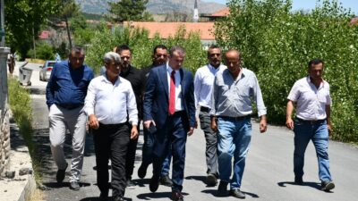 MAGİNDER Başkanı Salih Karademir, Doğanşehir Muhtarlar Derneği’ni ziyaret ederek muhtarlarla