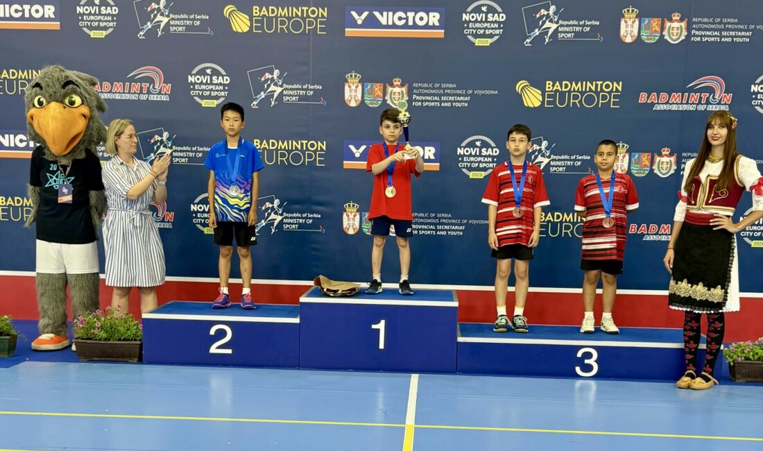 Malatyalı milli badmintoncu Kerem Eren Çelik, Sırbistan’da düzenlenen uluslararası turnuvada