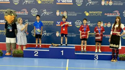 Malatyalı milli badmintoncu Kerem Eren Çelik, Sırbistan’da düzenlenen uluslararası turnuvada