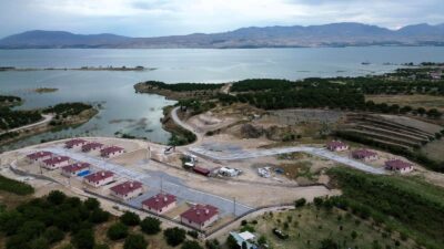 Malatya’nın Battalgazi ilçesine bağlı Kadıçayırı Mahallesi’nde yükselen yeni kırsal konutlar,