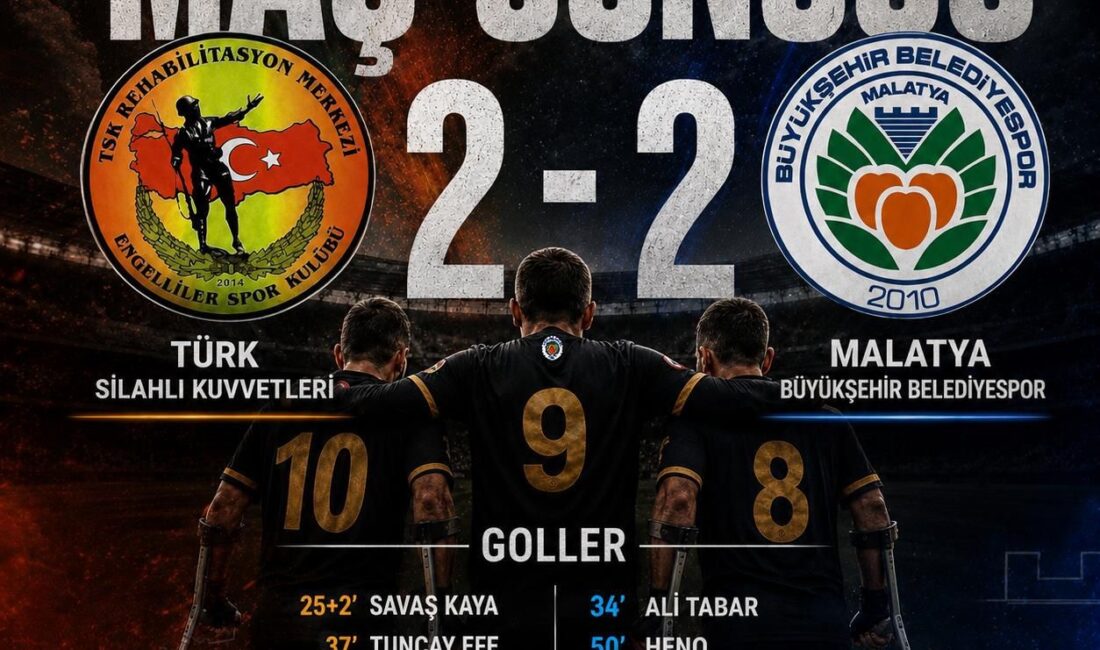 Süper Lig’in son haftasında Ankara’da Türk Silahlı Kuvvetleri Ampute Futbol