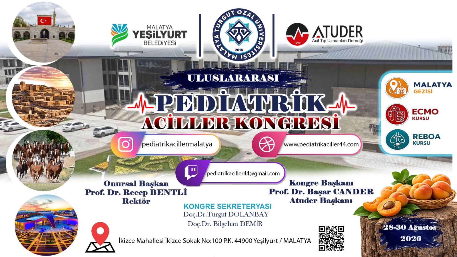 Malatya’da 28-30 Ağustos tarihlerinde düzenlenecek Uluslararası Pediatrik Aciller Kongresi’nde çocuk